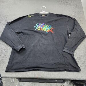 Shooters Shirt Mens 3XL Black Long Sleeve Embroidered Graphic Tee Made USA